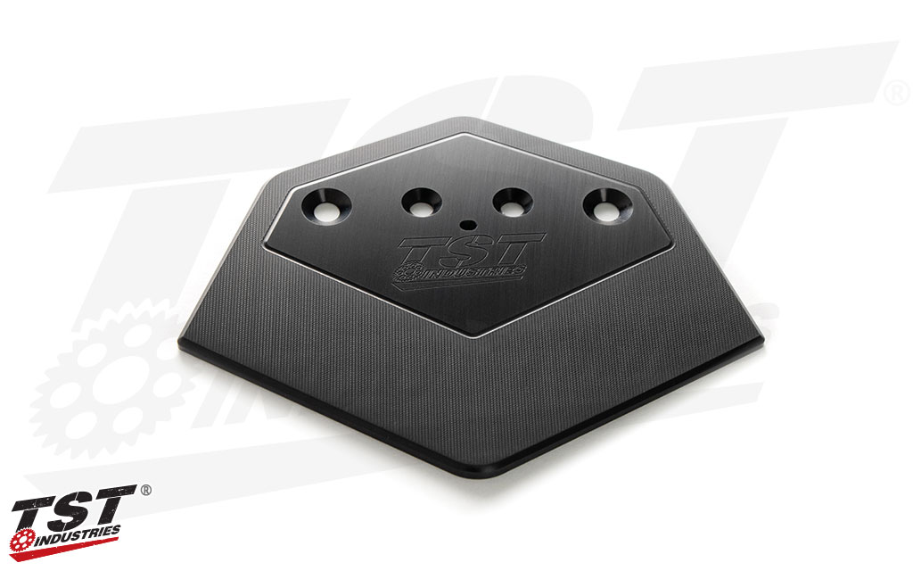 Anodized black finish provides a sophisticated and finished look to your BMW S1000RR undertail.