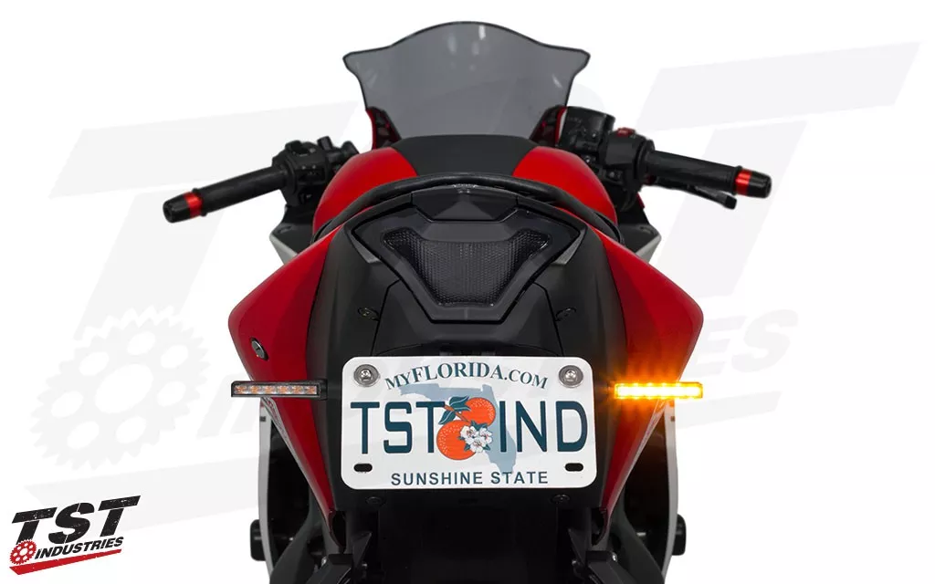 TST Industries BL6 LED Pod Turn Signals. (Clear shown)