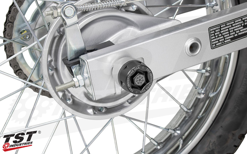 Easy to install crash protection on your rear axle aids in protection vital components.