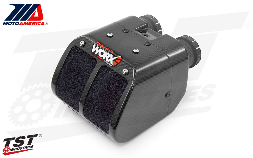 TST WORX Airbox for Suzuki GSX-8R / GSX-8S - MotoAmerica Spec