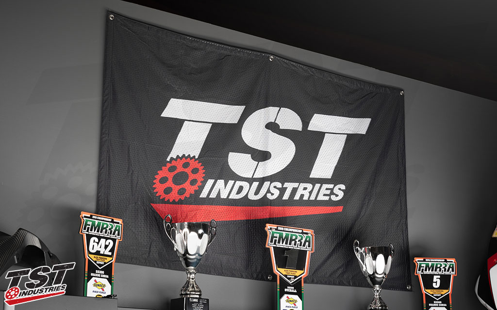 Walls are boring - upgrade them with our TST Banner. Trophies not included.