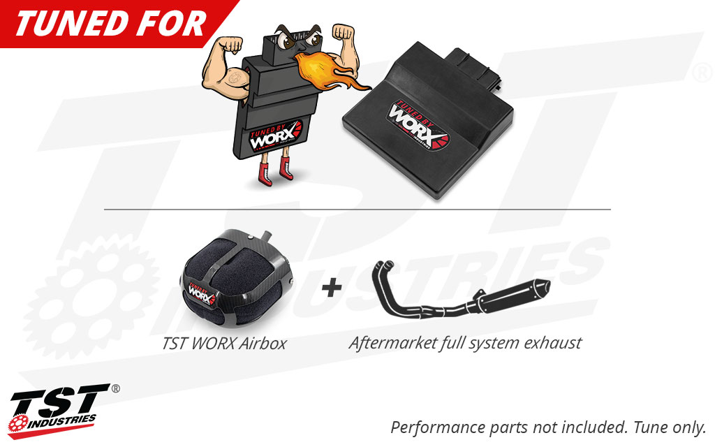 Ensure this tune is paired with the proper performance parts for safe and reliable engine performance.