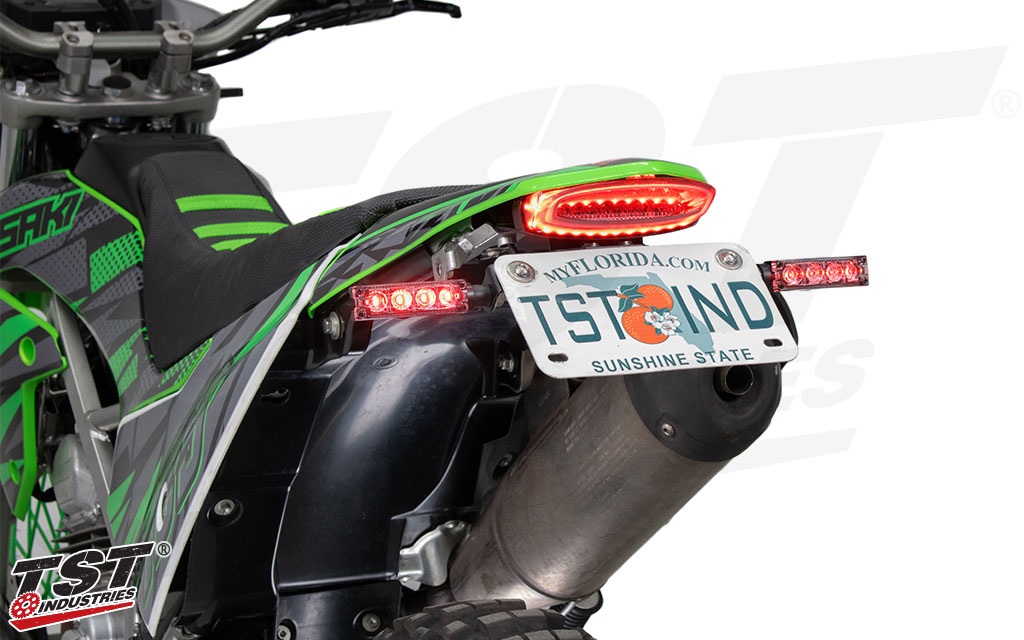 Upgrade your dual-sport with added rear integrated lighting.
