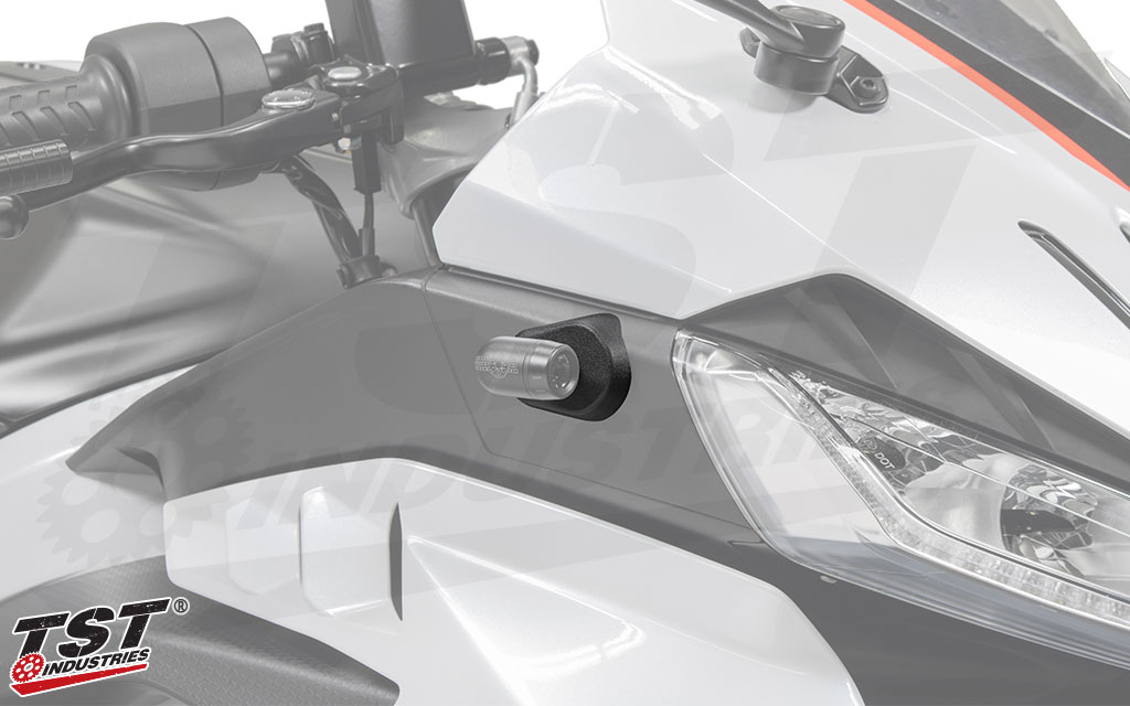 TST Front Pod Turn Signal Mount Adapter for Aprilia RS 457 2024+