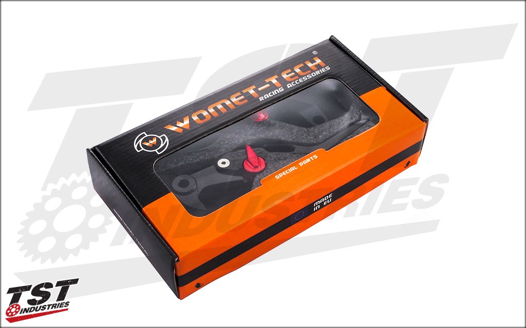 Womet-Tech Evos Shorty Lever Kit Packaging.