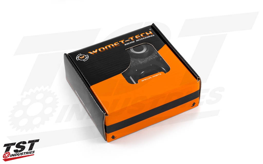 Womet-Tech Axle Block Protectors for BMW S1000RR and S1000R.