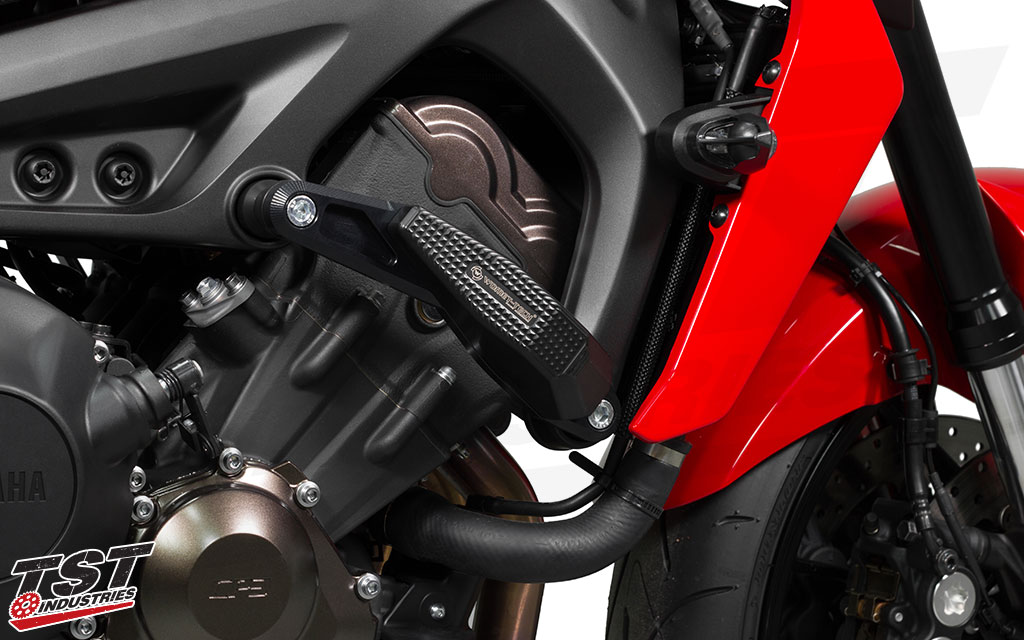 Not only are the Evos Frame Sliders protective, but they bring some style, too.