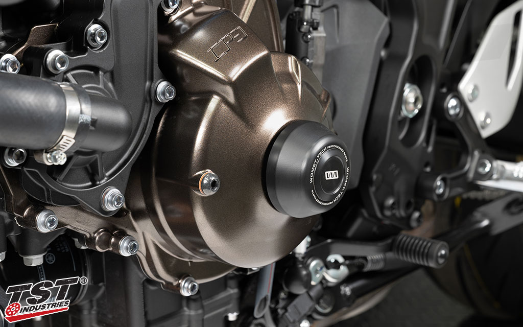 CNC machined delrin ensures a precise fitment on your Yamaha's engine.