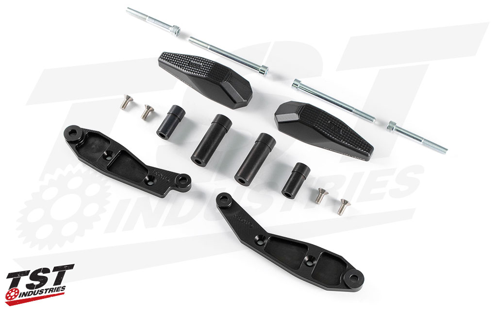 What's included in the Evos Edition Frame Slider Kit from Womet-Tech.