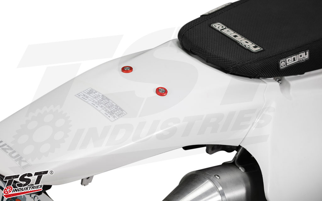 TST Tail Bag Delete Hardware Kit for Suzuki DRZ400S / DRZ400SM