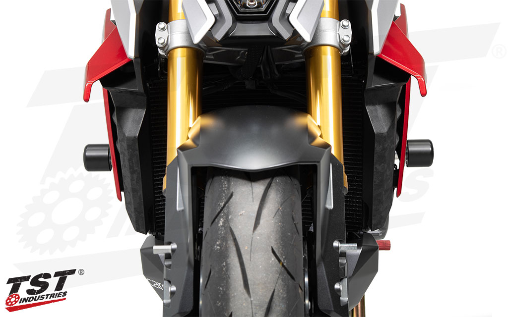 Womet-Tech Frame Sliders are designed to protect critical parts on both sides of your Suzuki sportbike.
