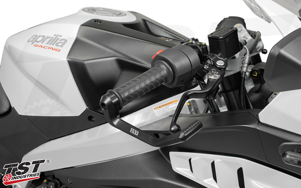 Upgrade your street or track bike with the Womet-Tech ProGuard Universal Brake Lever Guard.