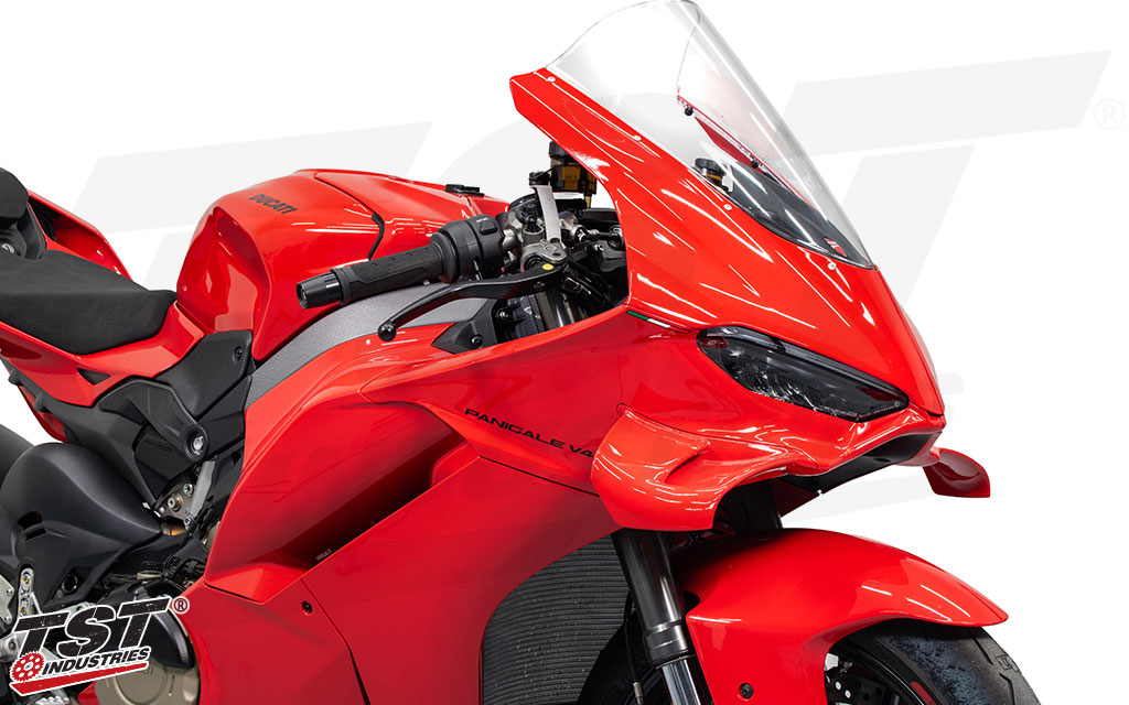 Protect your Ducati Panigale V4 with Womet-Tech Bar Ends.