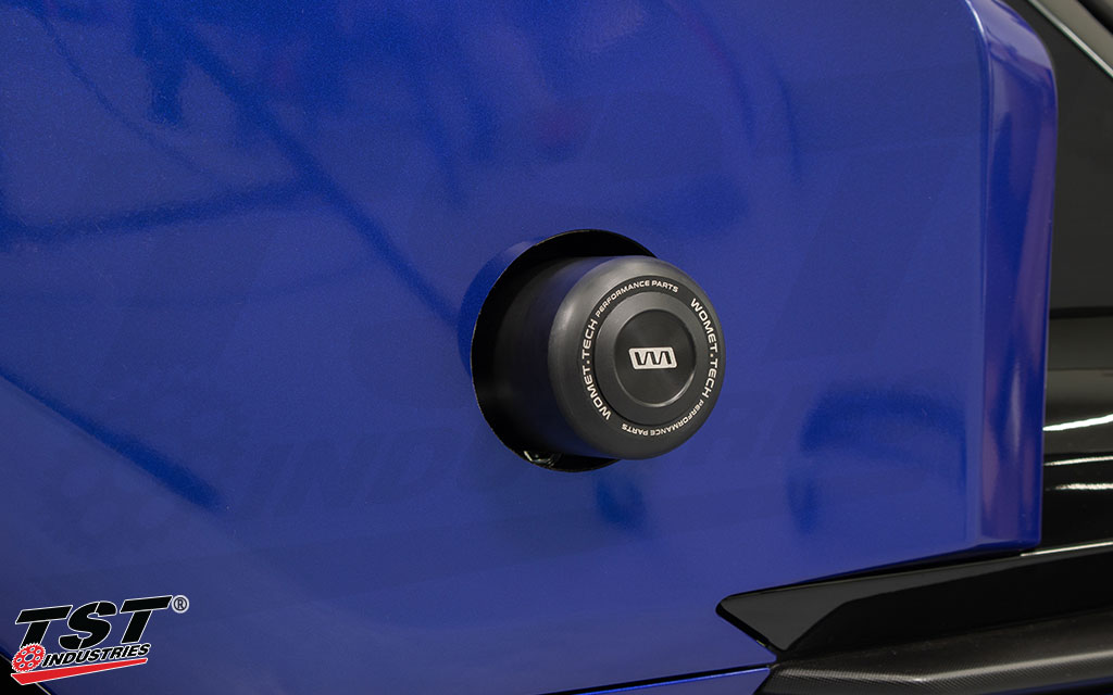 Includes black slider caps.