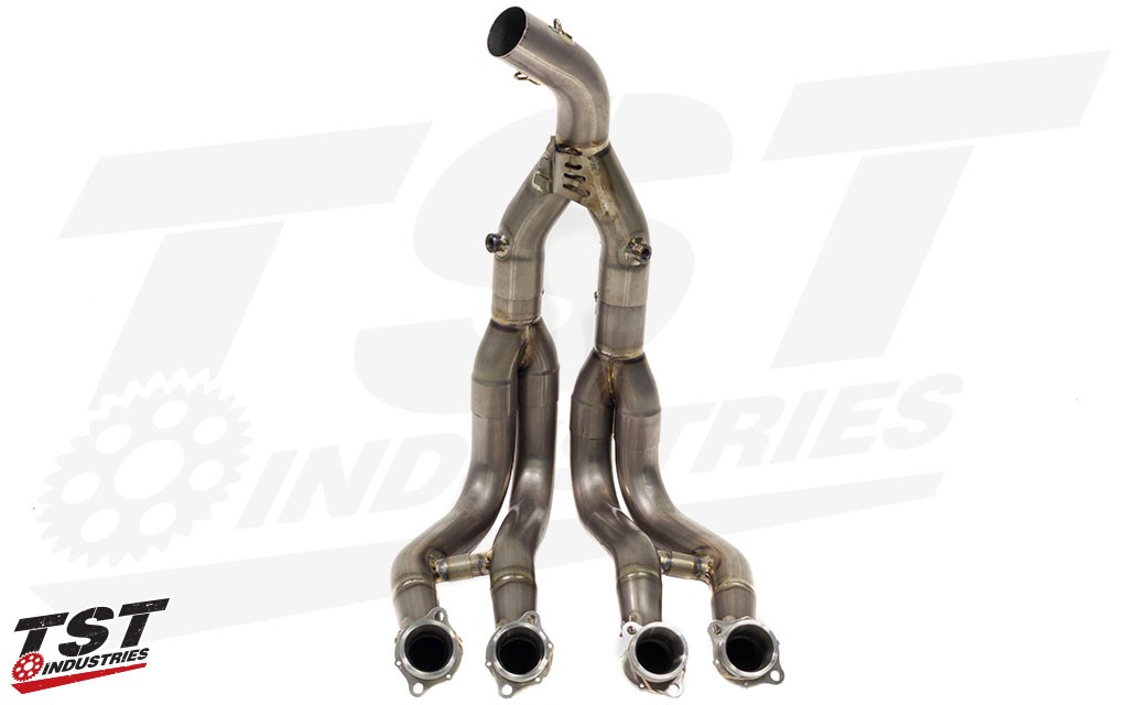 Yoshimura Race Series Alpha titanium headers. 