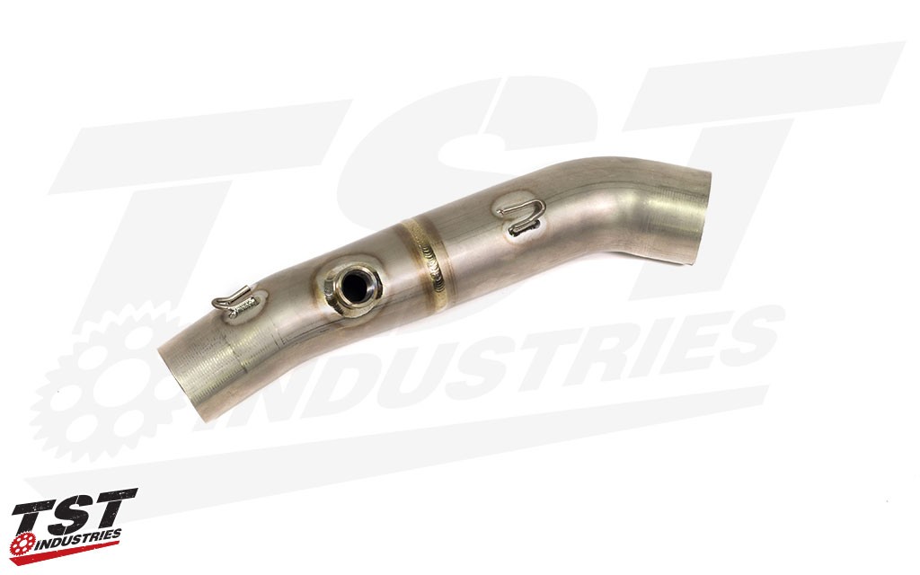 Included titanium mid-pipe.