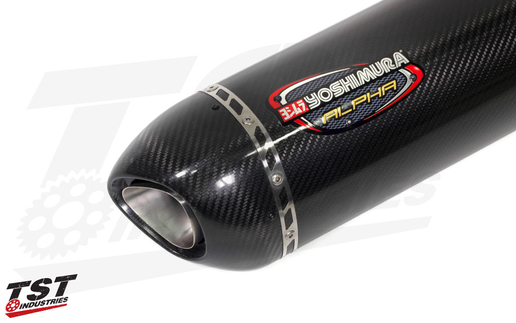 Unique tri-oval design provides an eye catching exhaust with more ground clearance than OEM.