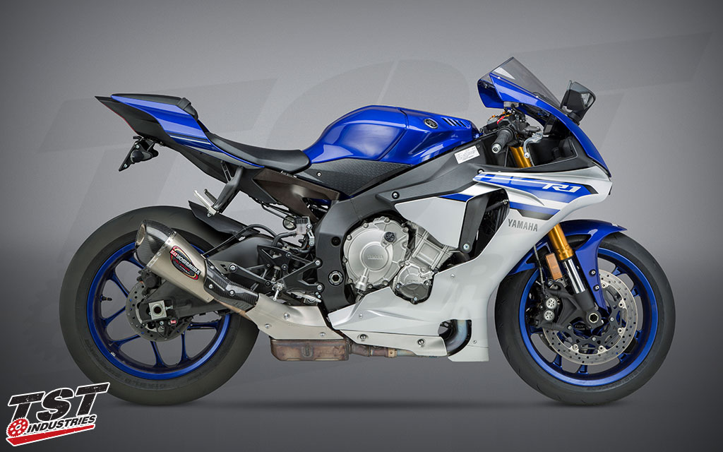 Yamaha r1 deals slip on exhaust