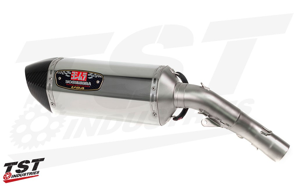 Yoshimura Race Series R-77 Stainless Steel canister for the Yamaha FZ-09 / MT-09.