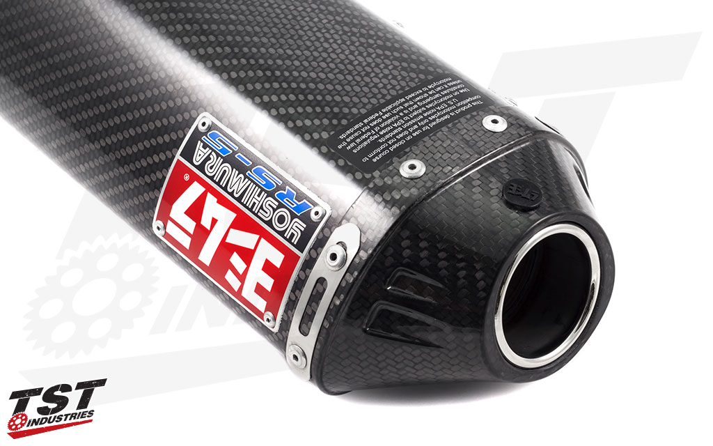 Yoshimura RS-5 Street Slip-on Carbon Fiber.