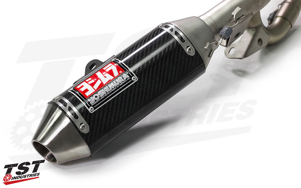 Yoshimura carbon fiber canister.