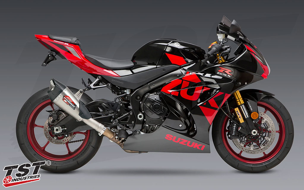 Yoshimura Street AT2 Slip-On Exhaust for Suzuki GSX-R1000 2017+