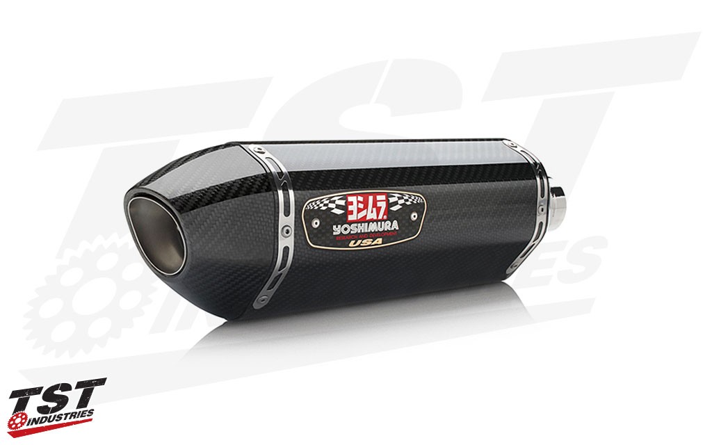 Carbon Fiber Yoshimura Race Series R-77 Slip-On Exhaust for the 2014-2016 Honda CBR1000RR.