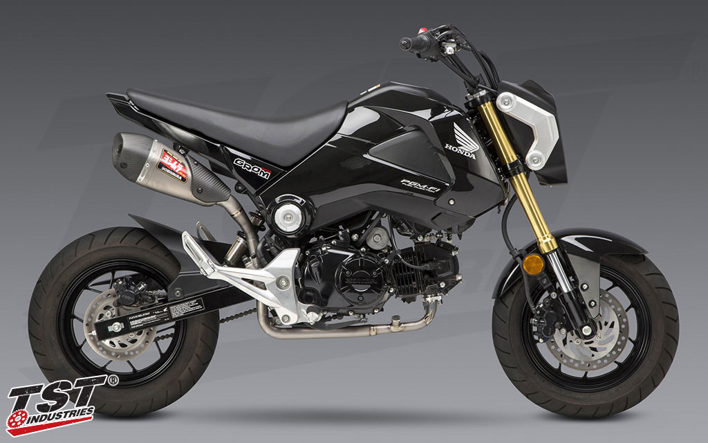 honda grom high mount exhaust