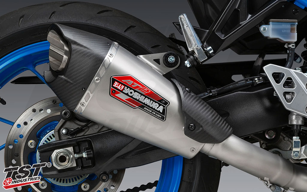 Features Yoshimura's signature fit and finish.