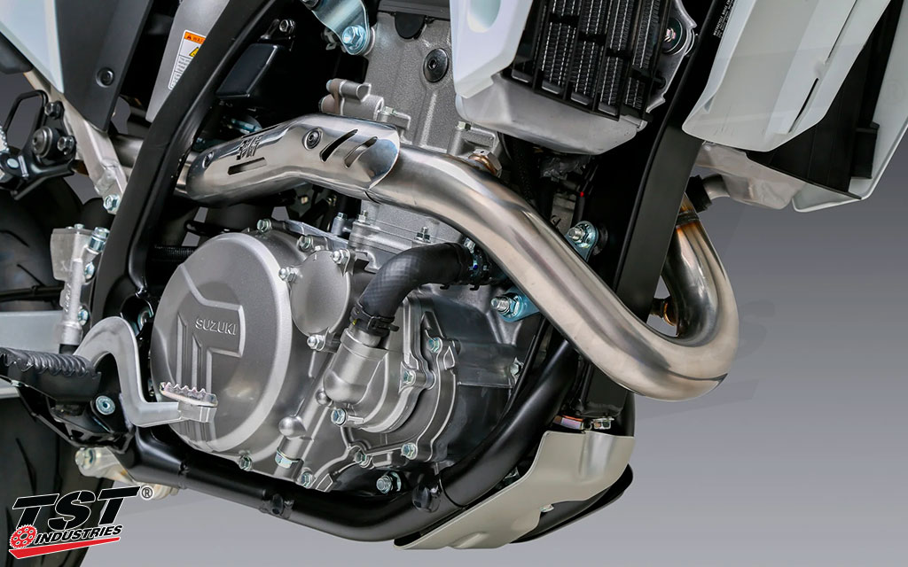 Stainless steel construction.