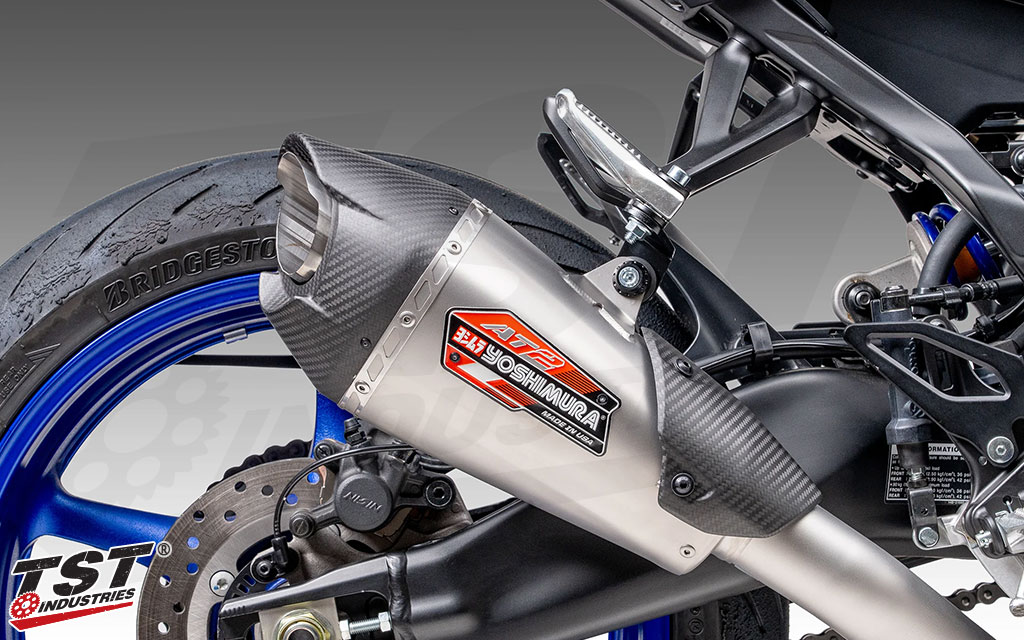 Carbon fiber heel guard and exhaust cap.