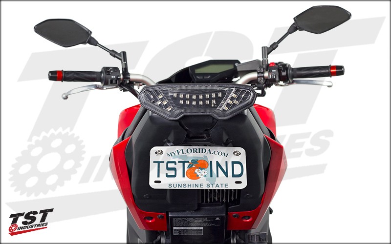 Fixed High Mount Fender Eliminator keeps your license plate in more 