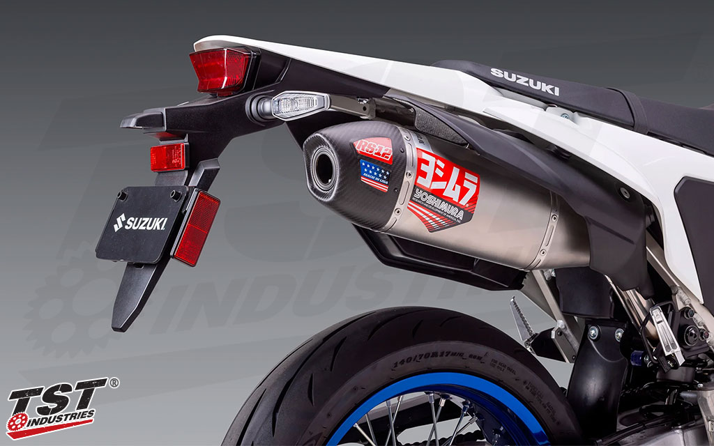 Level up your Suzuki DR-Z4S / DR-Z4SM's style and performance with the Yoshimura RS-12.