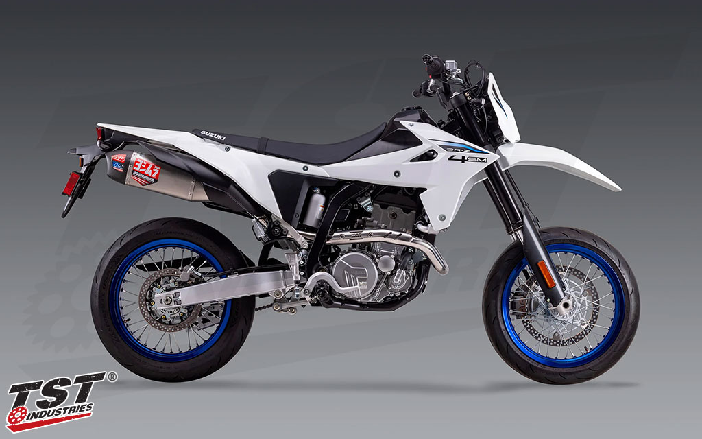 Yoshimura Race RS-12 Stainless Full System Exhaust for the Suzuki DR-Z4S / DR-Z4SM 2025+