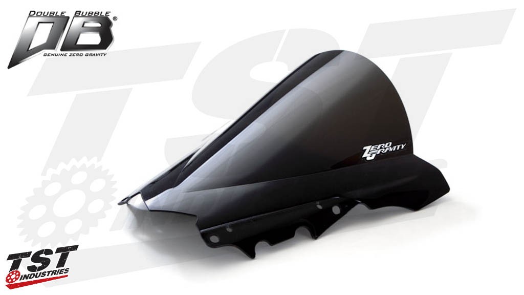 Zero Gravity Double Bubble Windscreen for Yamaha YZF-R3 2015-2018 (shown in Dark Smoke)