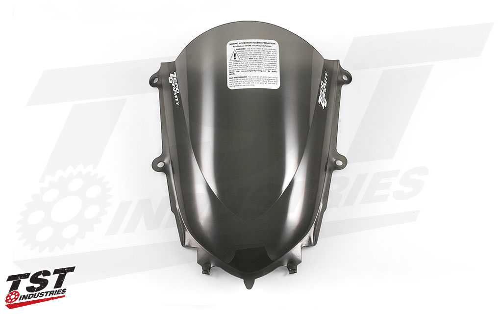 Zero Gravity Double Bubble Windscreen for Yamaha YZF-R7 2022+ (shown in light smoke).