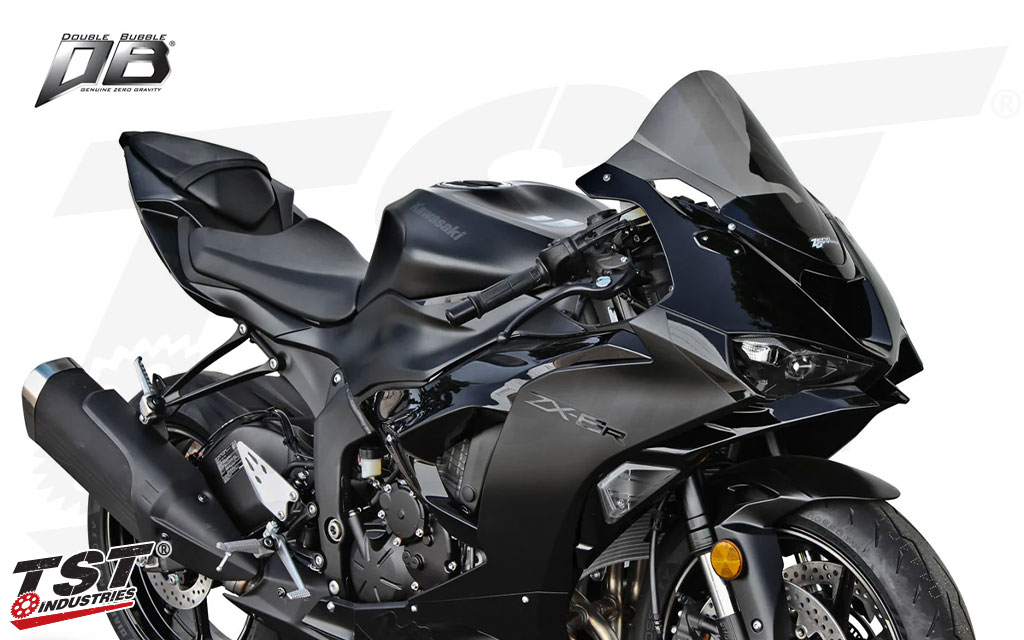 Zero Gravity Double Bubble Windscreen for Kawasaki ZX-6R 2024+