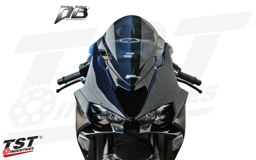 Add extra height to your ZX-6R's windscreen for improved aerodynamic performance. 