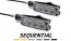 TST Quadrix Universal Sequential LED Pod Turn Signals