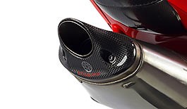 TST Carbon Fiber Exhaust Tip for Honda CBR600RR 2007-2012