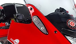 TST Mirror Block Off Plates for Yamaha YZF-R3