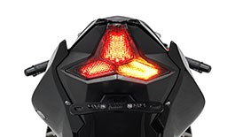 TST Programmable and Sequential LED Integrated Tail Light for Kawasaki Ninja 400 2018-2023 / Z400 2019-2023