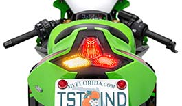 TST Programmable and Sequential LED Integrated Tail Light for Kawasaki ZX-4RR 2023+