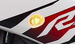 TST GTR Front LED Flushmount Turn Signals for 2015+ Yamaha YZF-R3 - BLEMISHED