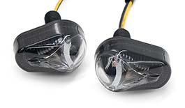 TST LED Front Flushmount Turn Signals for Select Yamaha Motorcycles