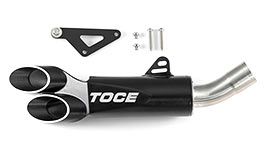 Toce Razor Tip Slip-On Exhaust for Kawasaki ZX-6R 2009+