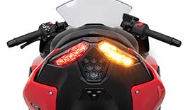 TST Programmable And Sequential LED Integrated Tail Light For Kawasaki Ninja 500 2024+