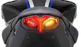 LED Leuchtband Rücklicht Heckleuchte schwarz Yamaha MT 09 RN291 smoked  taillight