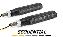 TST BL6 Universal Sequential LED Pod Turn Signals