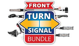 TST Front LED Pod Turn Signal Bundle for Yamaha XSR900 2016-2021